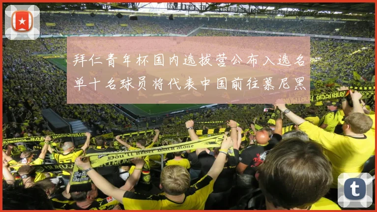 拜仁青年杯国内选拔营公布入选名单十名球员将代表中国前往慕尼黑